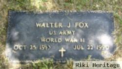 Walter J Fox