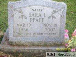 Sara I. "sally" Pfaff