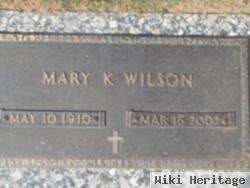 Mary K Wilson