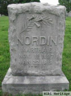 Martha E Burkey Nordin