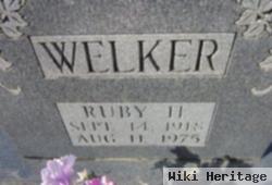Ruby H. Welker