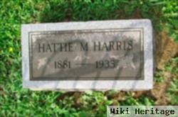 Hattie M Harris