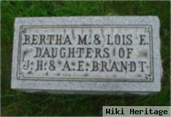 Bertha M. Brandt