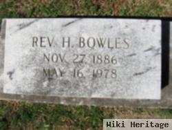 Rev H Bowles