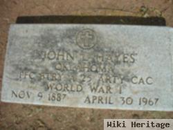 Pfc John L Hayes