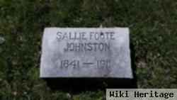 Sallie Foote Johnston