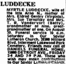 Myrtle Copenhaver Luddecke