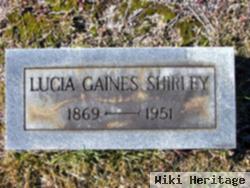 Lucia Gaines Shirley