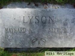 Maynard A Lyson