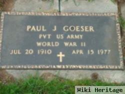 Paul J Goeser