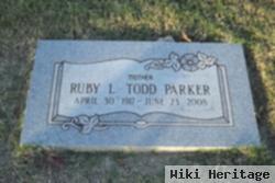 Ruby L Todd Parker