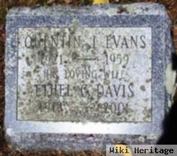Ethel C. Davis Evans