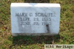 Mary Agnes. Dinsmore Schaffer