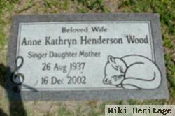 Anne Kathryn Henderson Wood