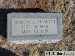 Marion Alexander Haskett