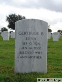 Gertrude K Lena