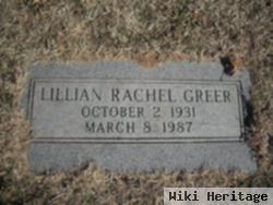 Lillian Rachel Greer