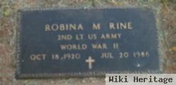 Robina Mae "robbie" Dawson Rine