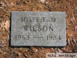 Myles E Wilson, Jr