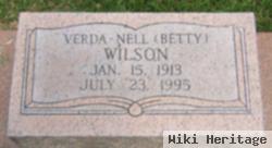 Verda Nell "betty" Wilson