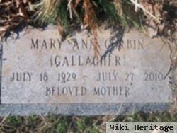 Mary Ann Gallagher Corbin