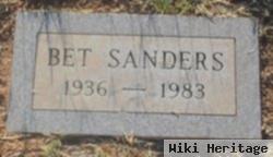 Betty Lou Hale Sanders