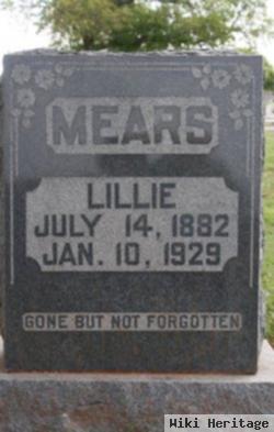 Mrs Lillie Dufran Mears