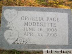 Ophelia Page Modesette