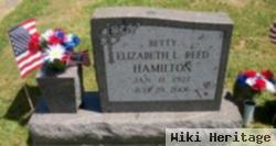 Elizabeth L "betty" Reed Hamilton