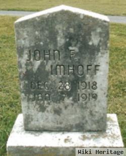 John F Imhoff