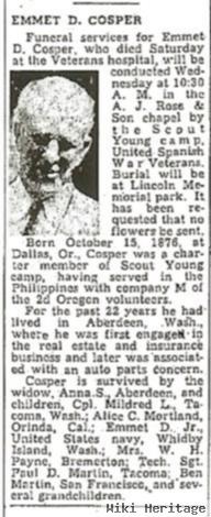 Emmet D. Cosper