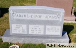 Mary M Adams Depoy