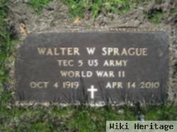 Walter W Sprague