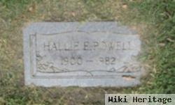 Hallie E Powell