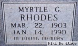 Myrtle G Alford Rhodes