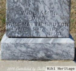 William H Bruton