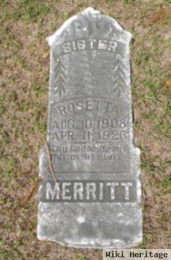 Rosetta Merritt