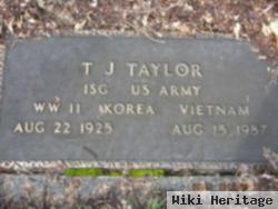 Sgt T J Taylor