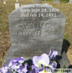 Jemima Jane Higdon Franklin