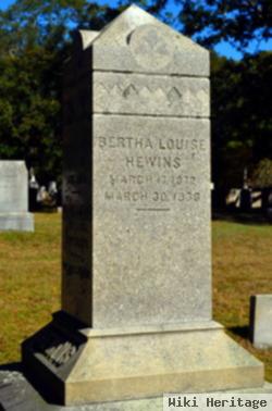 Bertha Louise Hewins