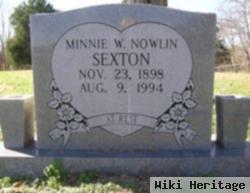 Minnie Wade Nowlin Sexton