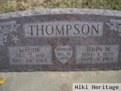 John M Thompson