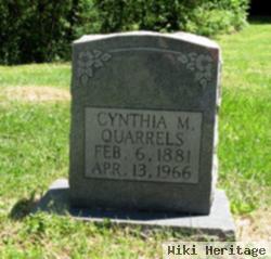 Cynthia M. Quarrels