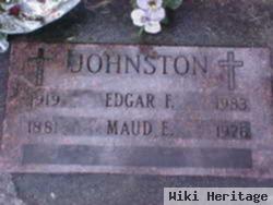 Edgar F Johnston