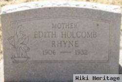 Edith Holcomb Rhyne