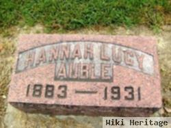 Hannah Lucy Hanson Auble