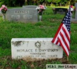 Horace E Davidson