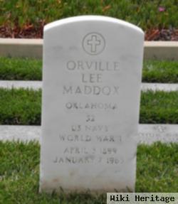 Orville Lee Maddox