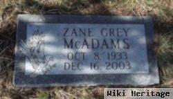 Zane Grey Mcadams