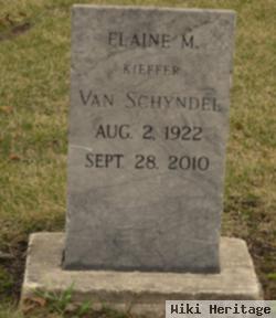 Elaine Margaret Kieffer Van Schyndel